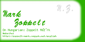 mark zoppelt business card